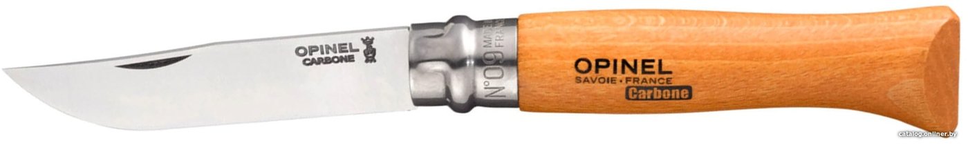 Складной нож Opinel N°9 углеродистая сталь (бук)