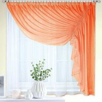 Тюль Nivasan Ромео 280x170 правая RM (оранжевый)