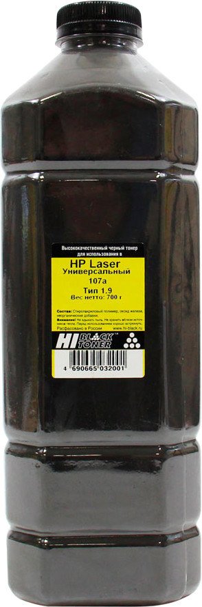 

Тонер Hi-Black Универсальный для HP Laser 107а Тип 1.9 700 г