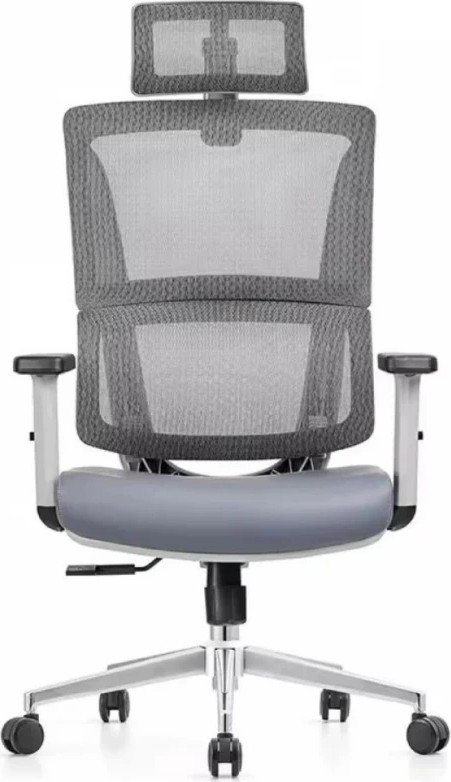 

Офисное кресло SitUp Aphrodite Chrome (сетка Gray/экокожа Gray)