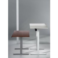 Стол для работы стоя ErgoSmart Electric Desk Compact (дуб натуральный/черный)