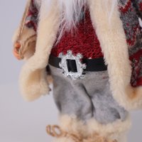 Елочная игрушка AksHome Санта-Клаус с фонариком