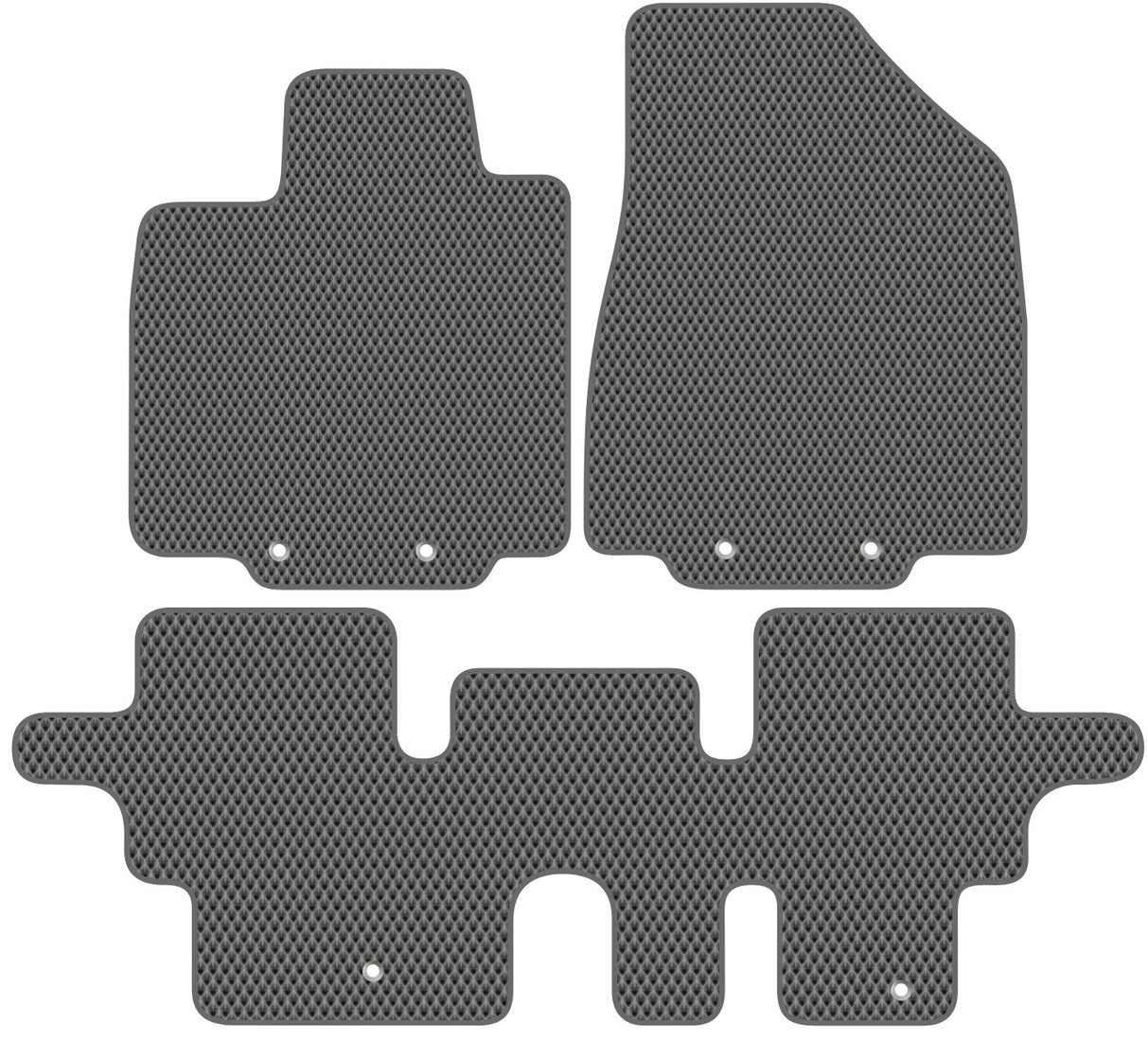 

Комплект ковриков для авто Alicosta Infiniti QX60 (suv, гибрид) 2014 - Н.В. (серый, ромб)