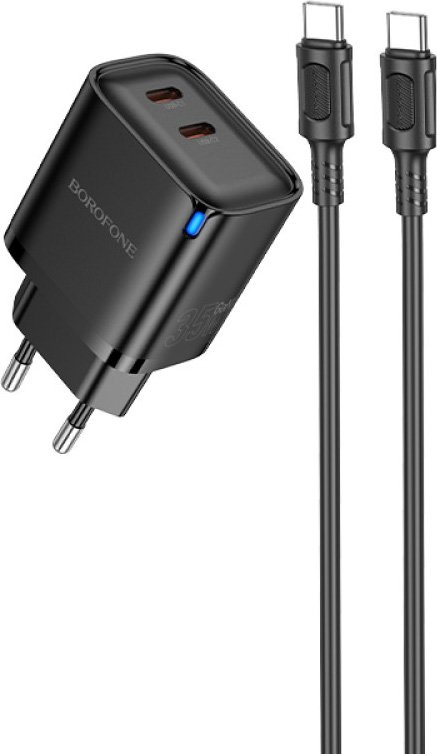 

Сетевое зарядное Borofone BA85A USB Type-C (черный)