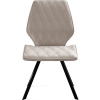 Стул Трия Матэо (черный муар/микровелюр Brendy Creame)