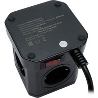 Сетевой фильтр Cablexpert TWR-5-U4-B-3