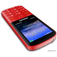 Кнопочный телефон Philips Xenium E227 (красный)