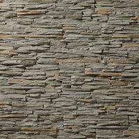 Декоративный камень Подворье Феодал Древесный скол угловой (серый)