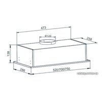 Кухонная вытяжка ZorG Classico 850 52 M (белый)