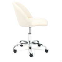 Офисное кресло TetChair Melody (флок, молочный)