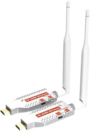 

Усилитель сигнала USBTOP HDMI по Wi-Fi до 100 метров, активный, UltraHD 4K (1 приемник, 1 передатчик)