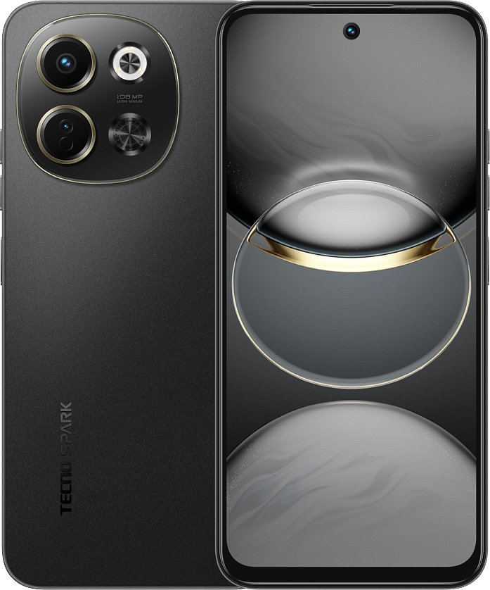 

Телефон Tecno Spark 30 5G 6GB/128GB (черный)
