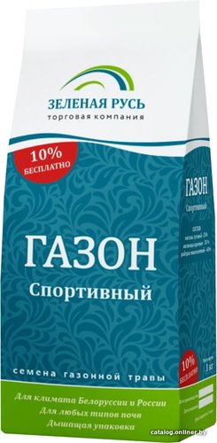 Семена Зеленая Русь Травосмесь Спортивная 1 кг