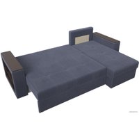 Угловой диван Лига диванов Дубай лайт правый 114191 (рогожка серый)