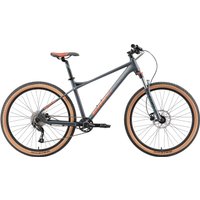 Велосипед Stark Hunter 27.3 HD S 2025 (антрацит матовый/оранжевый металлик)