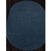 Ковер для жилой комнаты Merinos Lana T600-OVAL-BLUE (1.2x1.8)