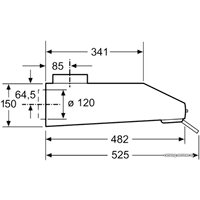 Кухонная вытяжка Bosch DUL63CC50