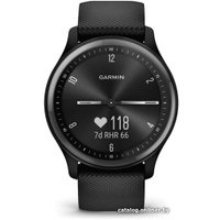 Умные часы Garmin Vivomove Sport (черный/черный сланцевый)