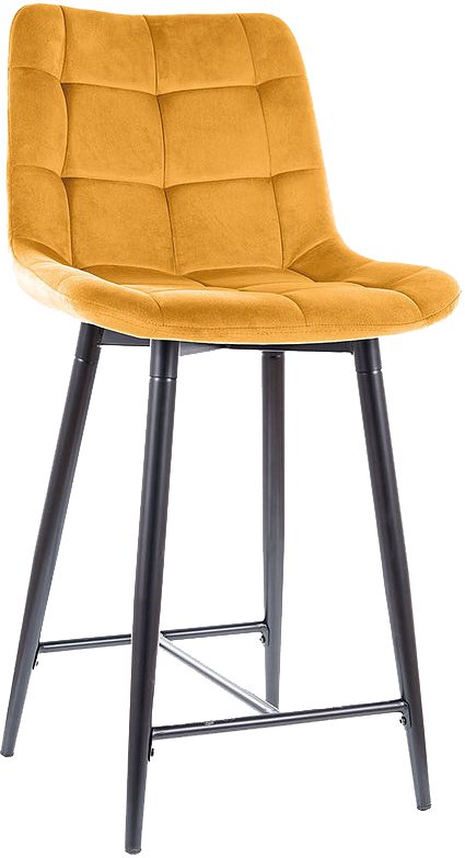 

Стул Signal Chic H-2 Velvet (bluvel 68 карри/черный мат)