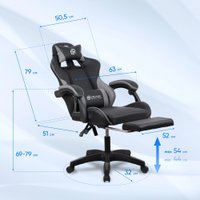 Игровое (геймерское) кресло Оклик Camper (черный/серый)