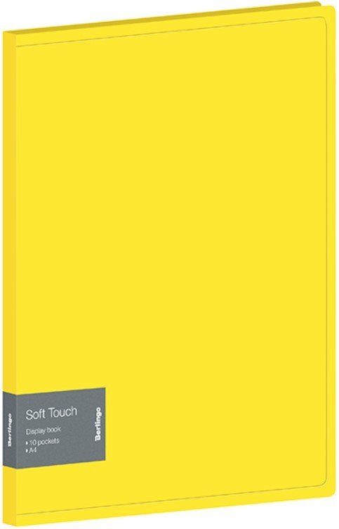 

Папка для бумаг Berlingo Soft Touch DB4_10984 (желтый)
