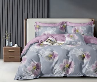 1.5-спальный комплект постельного белья Реноме 1.5сп Оливковая коллекция УУ 6534 (поплин)