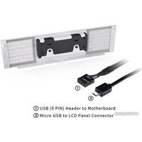 ЖК-панель Thermaltake LCD Panel Kit Tower 200 Snow AC-066-OO6NAN-A1