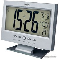 Настольные часы Perfeo Set PF-S2618 (серебристый)