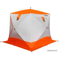 Палатка для зимней рыбалки Пингвин Призма премиум Strong (белый/оранжевый)