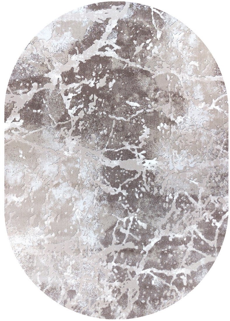 

Ковер для жилой комнаты Bossan Efil C955A-BEYAZ-KREM-OVAL (0.6x1.1)