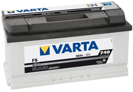 

Автомобильный аккумулятор Varta Black Dynamic F5 588 403 074 (88 А/ч)