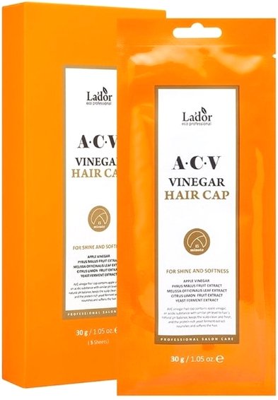 

Маска La'dor Acv Vinegar Hair Cap с яблочным уксусом 30 г