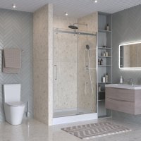 Душевая дверь BelBagno MARINO_2-BF-1-140-C-CR в Бресте