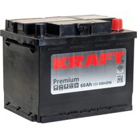 Автомобильный аккумулятор KRAFT Premium R+ (60 А·ч)