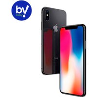 Телефон Apple iPhone X 64GB Восстановленный by Breezy, грейд B (серый космос)
