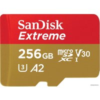 Карта памяти SanDisk Extreme microSDXC SDSQXA1-256G-GN6GN 256GB