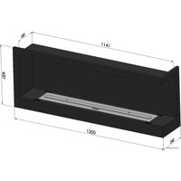 Биокамин SimpleFire Corner 1200 R