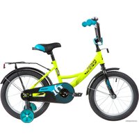 Детский велосипед Novatrack Vector 16 2020 163VECTOR.GN20 (зеленый/черный)