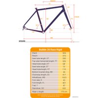 Велосипед Shulz Bubble 26 Race Rigid 2023 (белый)