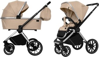 Универсальная коляска Carrello Optima CRL-6504 (3 в 1, amber beige)