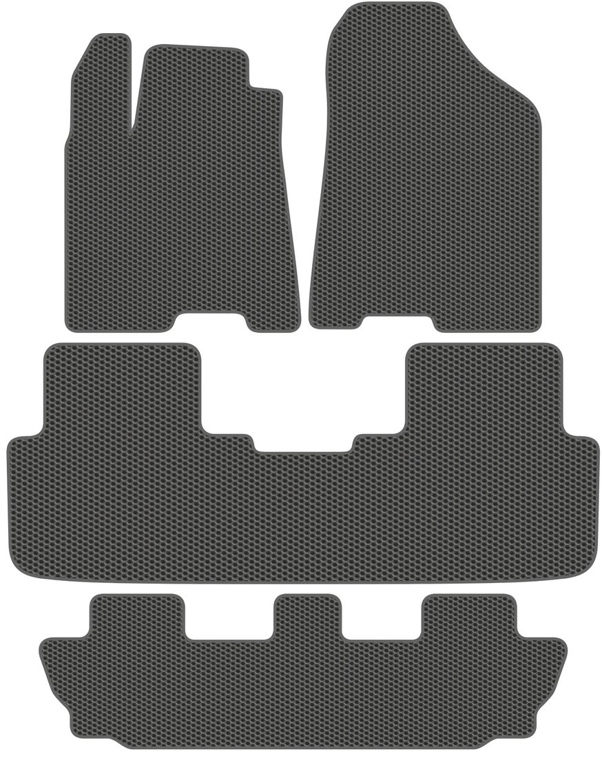 

Комплект ковриков для авто Alicosta Changan CS95 I (suv / SUV) +3 ряд 2018 - 2023 (серый)