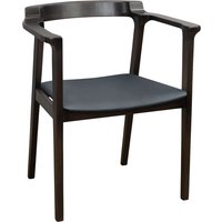 Стул с подлокотниками Sheffilton SHT-S203 (черный/венге)