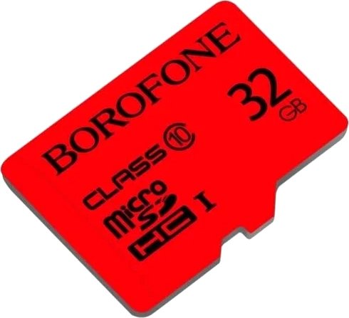 

Карта памяти Borofone microSDHC 32GB (без адаптера)