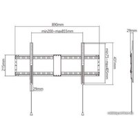 Кронштейн для телевизора Gembird WM-90F-01