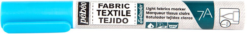 

Маркер художественный PEBEO 7A Light fabric 803475 (флуоресцентный синий)