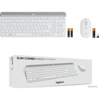 Офисный набор Logitech MK470 Slim Wireless Combo 920-009207 (белый)