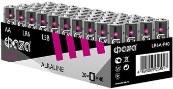 Фаza Alkaline Pack-40 LR6 40 шт.