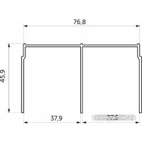 Направляющая Alutech верхняя сенатор-командор