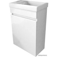 Emmy Тумба под умывальник Милли 40 (правый, без ручки, белый)
