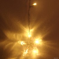 Гирлянда бахрома Серпантин Бахрома Волшебство 2.5 м 126 ламп LED (теплый белый)